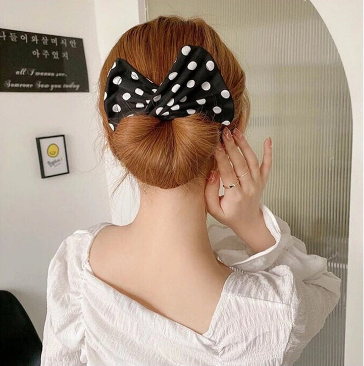 Magic Lazy Hair Curler Easy Fold Wrap Wire Bow Hairpin Fashion Lady Styling Tool