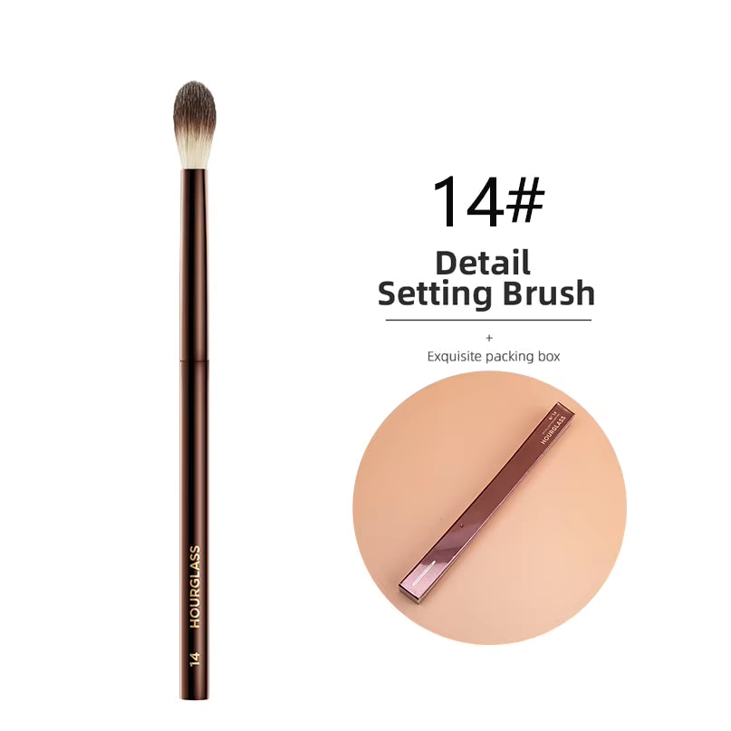 Seamless Finish Concealer Brush Angled Concealer Brush Face Buildable Coverage Liquid Cream Stick Blending Makeup Tool