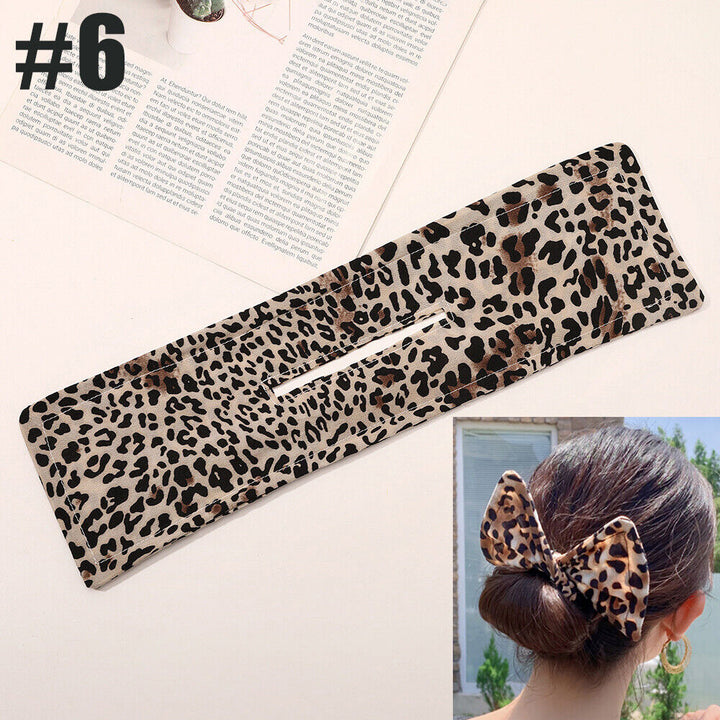 Magic Lazy Hair Curler Easy Fold Wrap Wire Bow Hairpin Fashion Lady Styling Tool