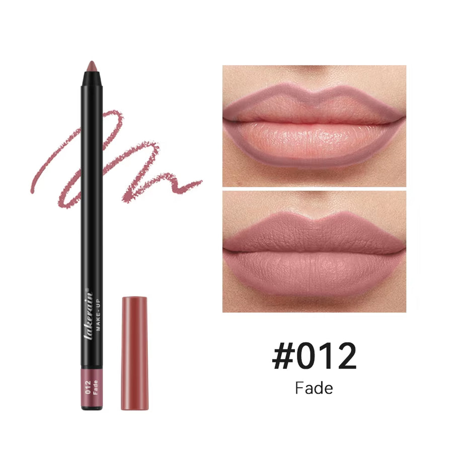 Long Lasting Lipstick 24H Brown Lip Liner Black Lot Lip Pencils Set Pencil Eyeliner Lips Original Makeup Cosmetics Lipliner Pack