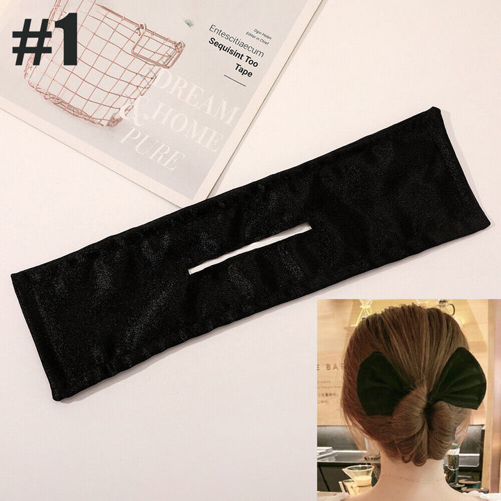 Magic Lazy Hair Curler Easy Fold Wrap Wire Bow Hairpin Fashion Lady Styling Tool