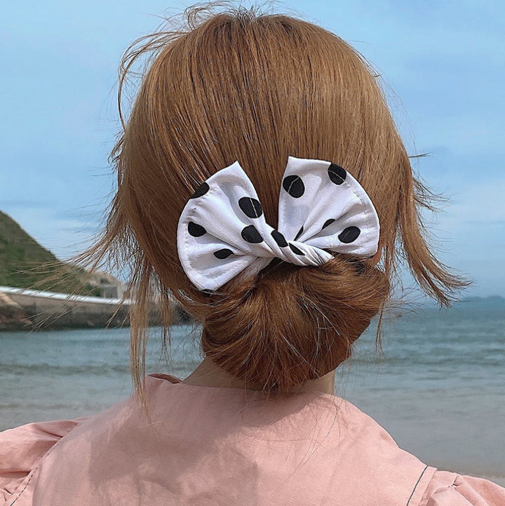 Magic Lazy Hair Curler Easy Fold Wrap Wire Bow Hairpin Fashion Lady Styling Tool