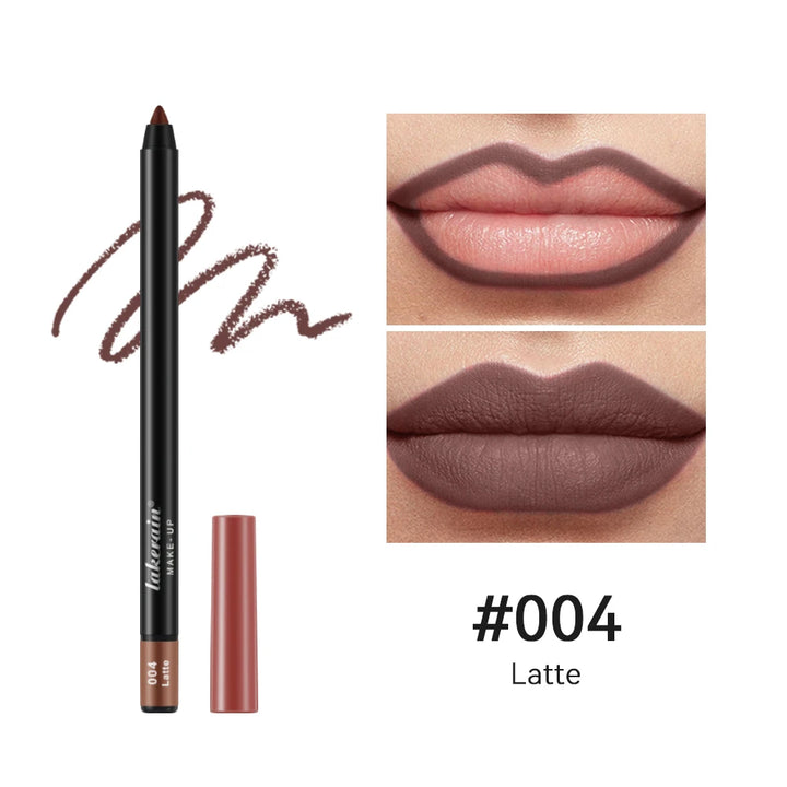 Long Lasting Lipstick 24H Brown Lip Liner Black Lot Lip Pencils Set Pencil Eyeliner Lips Original Makeup Cosmetics Lipliner Pack