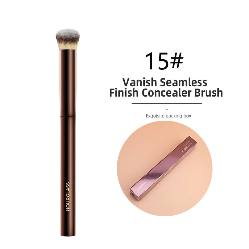 Seamless Finish Concealer Brush Angled Concealer Brush Face Buildable Coverage Liquid Cream Stick Blending Makeup Tool