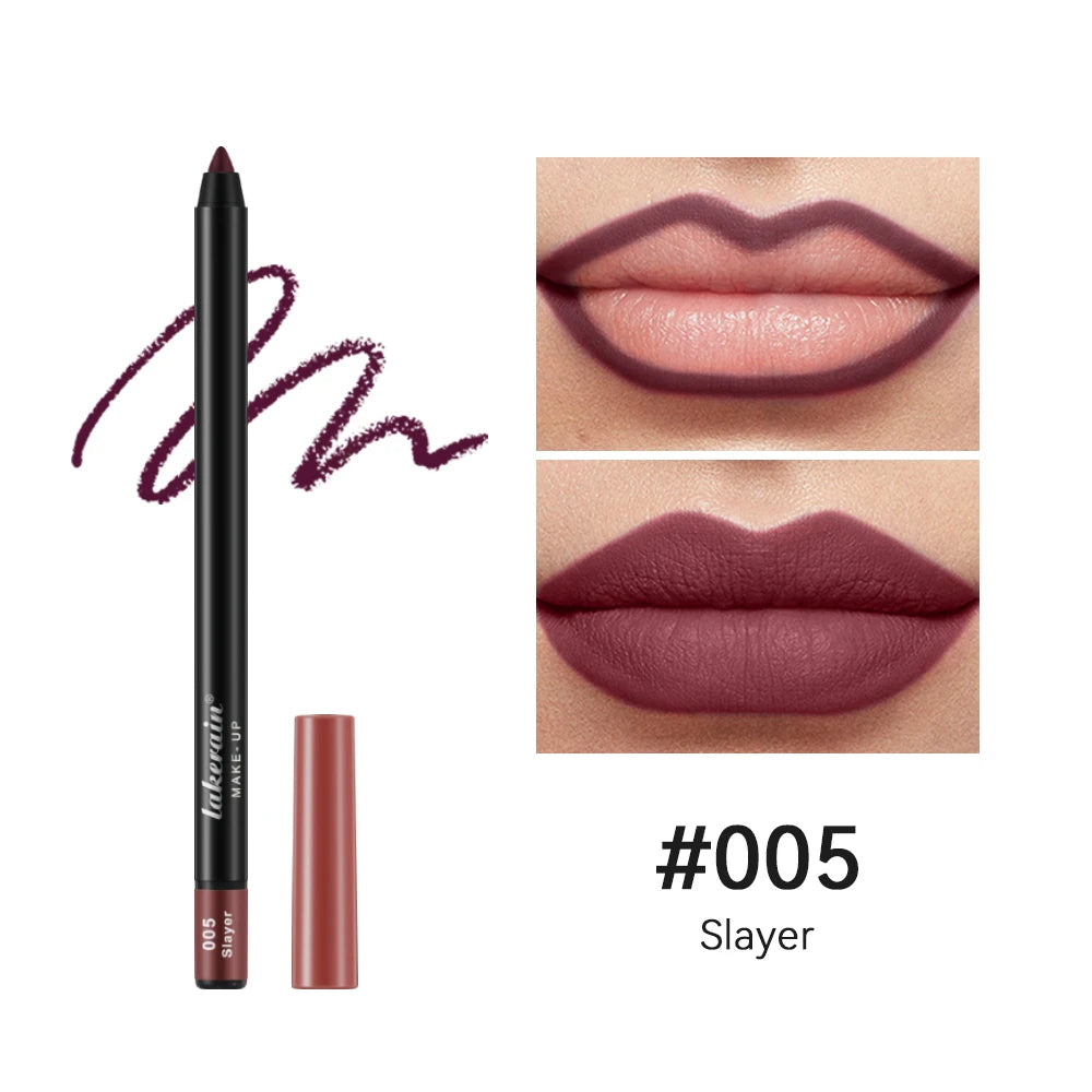 Long Lasting Lipstick 24H Brown Lip Liner Black Lot Lip Pencils Set Pencil Eyeliner Lips Original Makeup Cosmetics Lipliner Pack