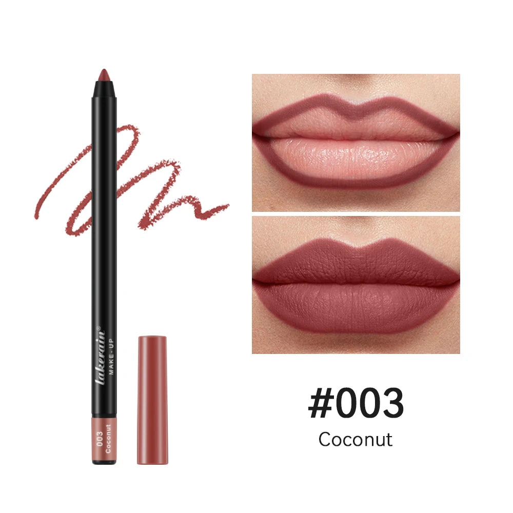 Long Lasting Lipstick 24H Brown Lip Liner Black Lot Lip Pencils Set Pencil Eyeliner Lips Original Makeup Cosmetics Lipliner Pack