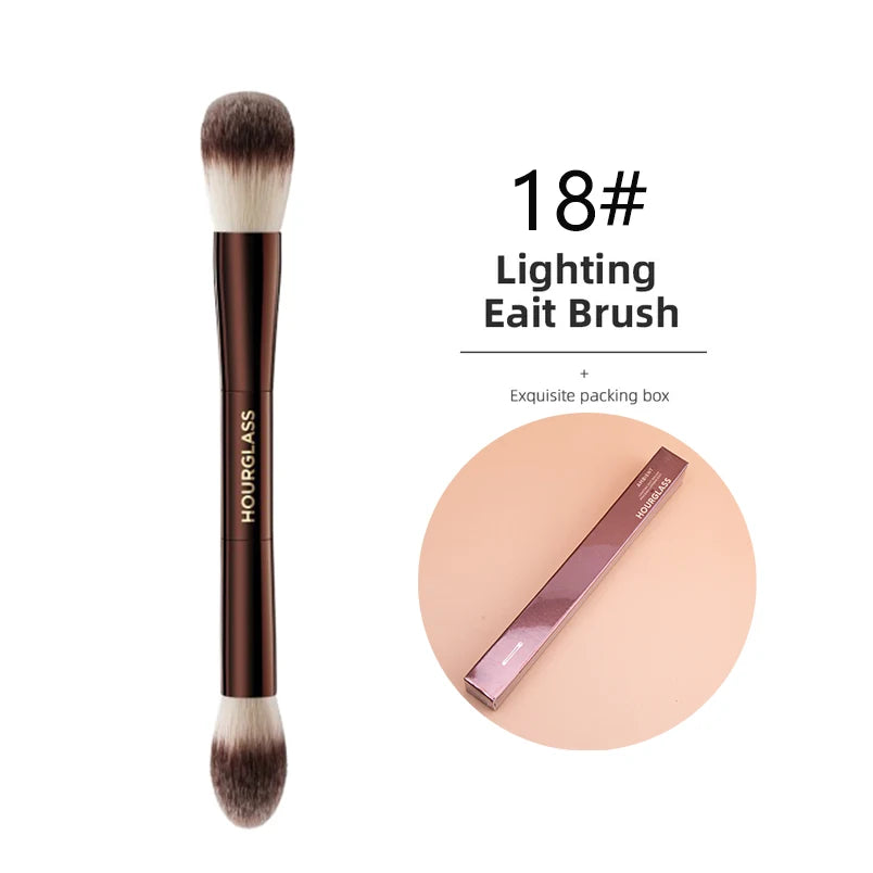 Seamless Finish Concealer Brush Angled Concealer Brush Face Buildable Coverage Liquid Cream Stick Blending Makeup Tool