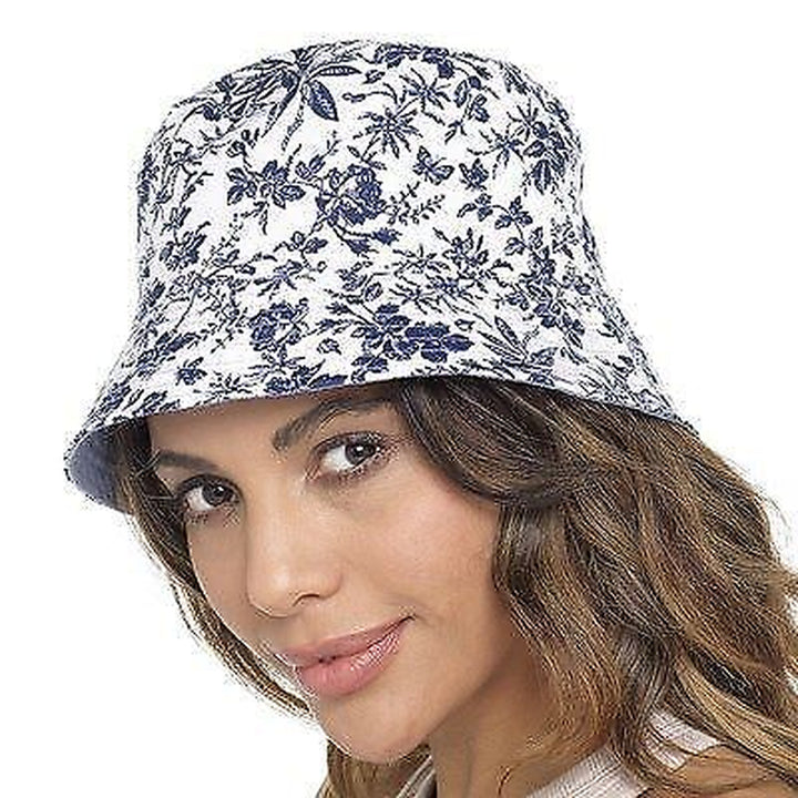 LADIES LIGHT DENIM BLUE BUCKET HAT SUN PROTECTION SUMMER BEACH FESTIVAL FISHING