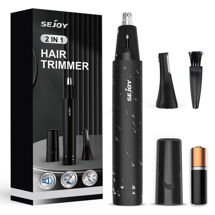 2-IN-1 Ladies Nose Hair Trimmer Male Ear Nose Hair Trimmer Small Electric Trimmer Male Nose Trimmer Business Trip Home Use