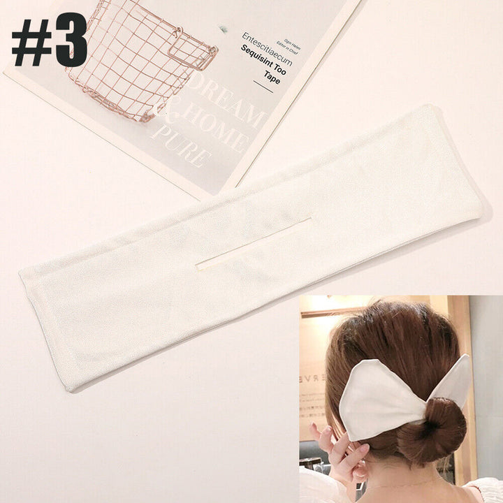 Magic Lazy Hair Curler Easy Fold Wrap Wire Bow Hairpin Fashion Lady Styling Tool